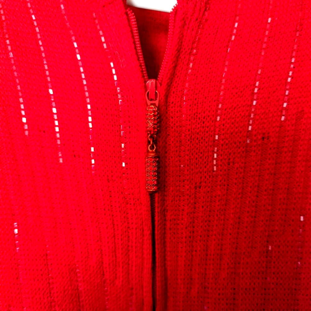 St. John Evening Red Sweater